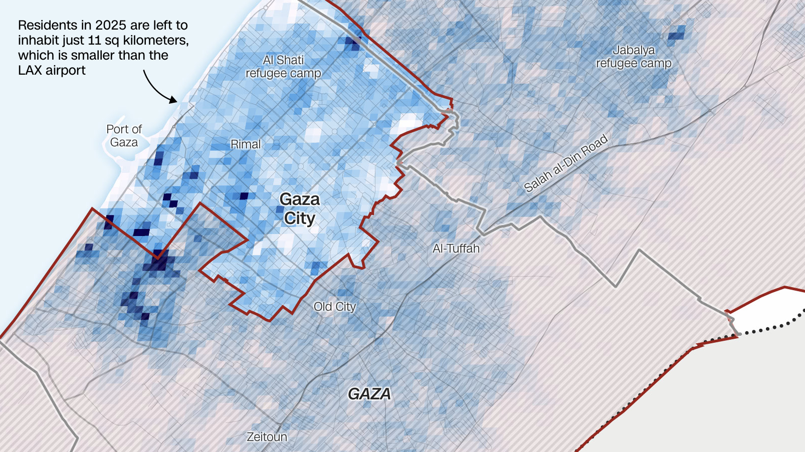 Gaza’s biggest city is in chaos ahead of an imminent Israeli assault