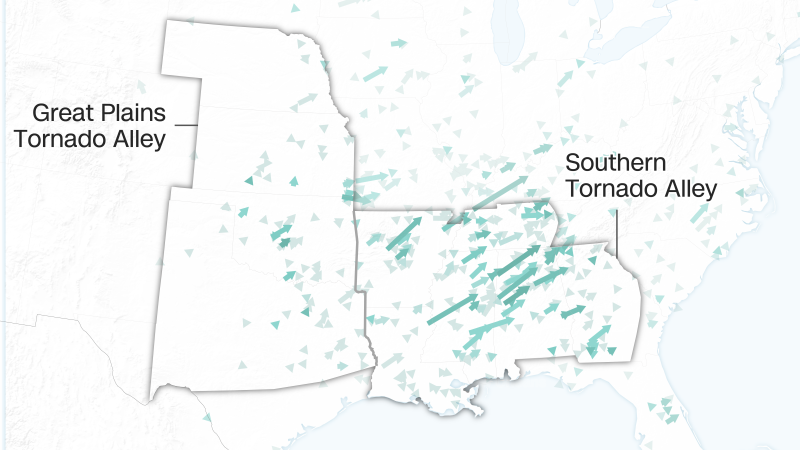 Where the deadliest twisters touch down in the US